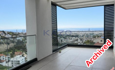 New sea view apartment on the hills of Agia Fyla for rent 