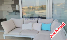 Modern furnished apartment with sea view in Agios Athanasios 