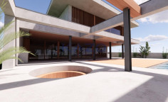 Villa project for sale in Souni with planning permits , Limassol