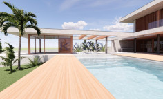 Villa project for sale in Souni with planning permits , Limassol
