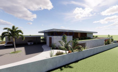 Villa project for sale in Souni with planning permits , Limassol