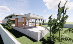 Villa project for sale in Souni with planning permits , Limassol