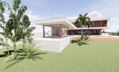 Villa project for sale in Souni with planning permits , Limassol