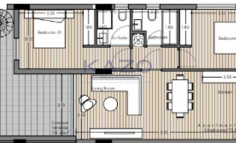 Prime top floor apartment in Agios Athanasios neighborhood 