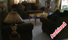 Spacious four bedroom bungalow with pool in Parekklisia 
