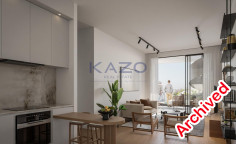 Modern top floor two bedroom apartment in central Mesa Geitonia 