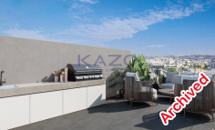 Modern top floor two bedroom apartment in central Mesa Geitonia 