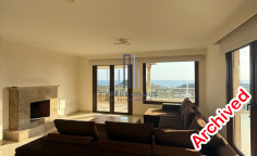 Sea view luxury villa with swimming pool for rent in Agios Tychonas 