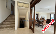 Sea view luxury villa with swimming pool for rent in Agios Tychonas 