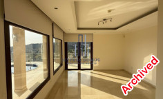 Sea view luxury villa with swimming pool for rent in Agios Tychonas 