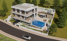 New luxury villa with swimming pool for sale 