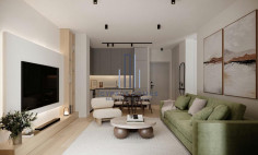 Large one bedroom apartment with swimming pool for sale in Zakaki