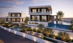 New 4 bedroom villa with swimming pool for sale in Agios Tychonas area 