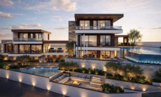 New 4 bedroom villa with swimming pool for sale in Agios Tychonas area 