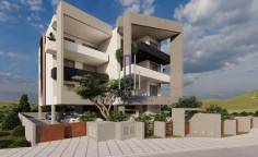 Completed two bedroom apartment with sea view in Agios Athanasios 