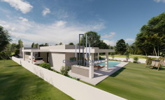 New detached house with swimming pool in Moni area New detached house with swimming pool in Moni area