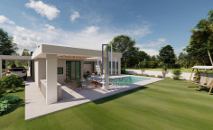 New detached house with swimming pool in Moni area New detached house with swimming pool in Moni area