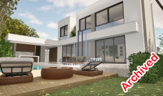 New modern houses with swimming pool for sale in Paramytha area 