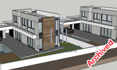 New modern houses with swimming pool for sale in Paramytha area 