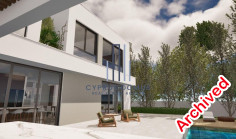 New modern houses with swimming pool for sale in Paramytha area 