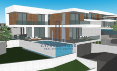 New luxury villa with swimming pool for sale in Panthea area 
