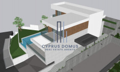 New luxury villa with swimming pool for sale in Panthea area 