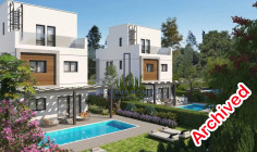 New luxurious villa with swimming pool for sale in Agios Tychonas area 