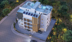 New penthouse with roof garden & swimming pool in Agios Athanasios area 