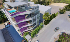 Penthouse with roof garden & swimming pool for sale in Agios Athanasios area 