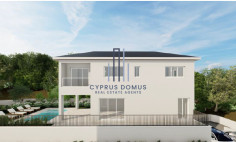 New detached house with swimming pool in Akrounta area 