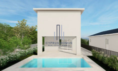 New detached house with swimming pool in Akrounta area 
