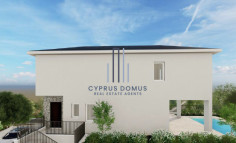 New detached house with swimming pool in Akrounta area 