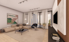New sea view penthouses with roof garden for sale in Agia Fyla area 