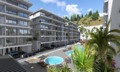 New sea view penthouses with roof garden for sale in Agia Fyla area 