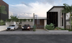 New modern sea view luxury villa with swimming pool in Germasogeia area 