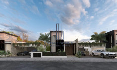 New modern sea view luxury villa with swimming pool in Germasogeia area 