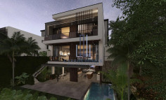 New modern sea view luxury villa with swimming pool in Germasogeia area 