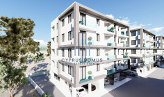 New apartment for sale with common swimming pool in Trachoni area 