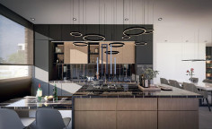 New penthouse with roof garden & swimming pool for sale in Mesa Geitonia area 