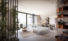 New penthouse with roof garden & swimming pool for sale in Mesa Geitonia area 