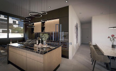 New penthouse with roof garden & swimming pool for sale in Mesa Geitonia area 