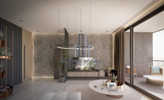 New penthouse with roof garden & swimming pool for sale in Mesa Geitonia area 