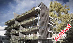 New modern penthouse with roof garden & swimming pool for sale in Mesa Geitonia 