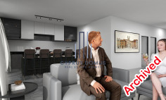 New modern penthouse with roof garden & swimming pool for sale in Mesa Geitonia 