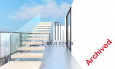 New modern penthouse with roof garden & swimming pool for sale in Mesa Geitonia 