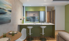 New apartment with common swimming pool in Limassol Centre area 