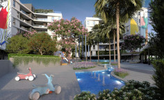 New apartment with common swimming pool in Limassol Centre area 