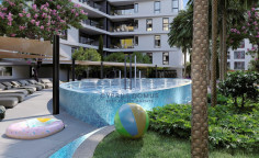 New apartment with common swimming pool in Limassol Centre area 