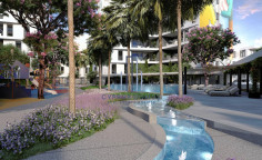 New apartment with common swimming pool in Limassol Centre area 