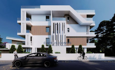New contemporary apartment with common swimming pool for sale in Germasogeia 